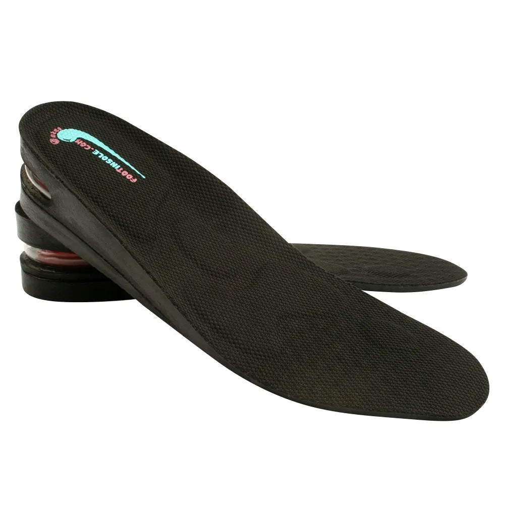 2 Inches Height Increase Shoe Insoles with Air Cushion - 2 Layers (2" UP), (Men's 7-11) 2 Layers (2" UP), Men's 7-11