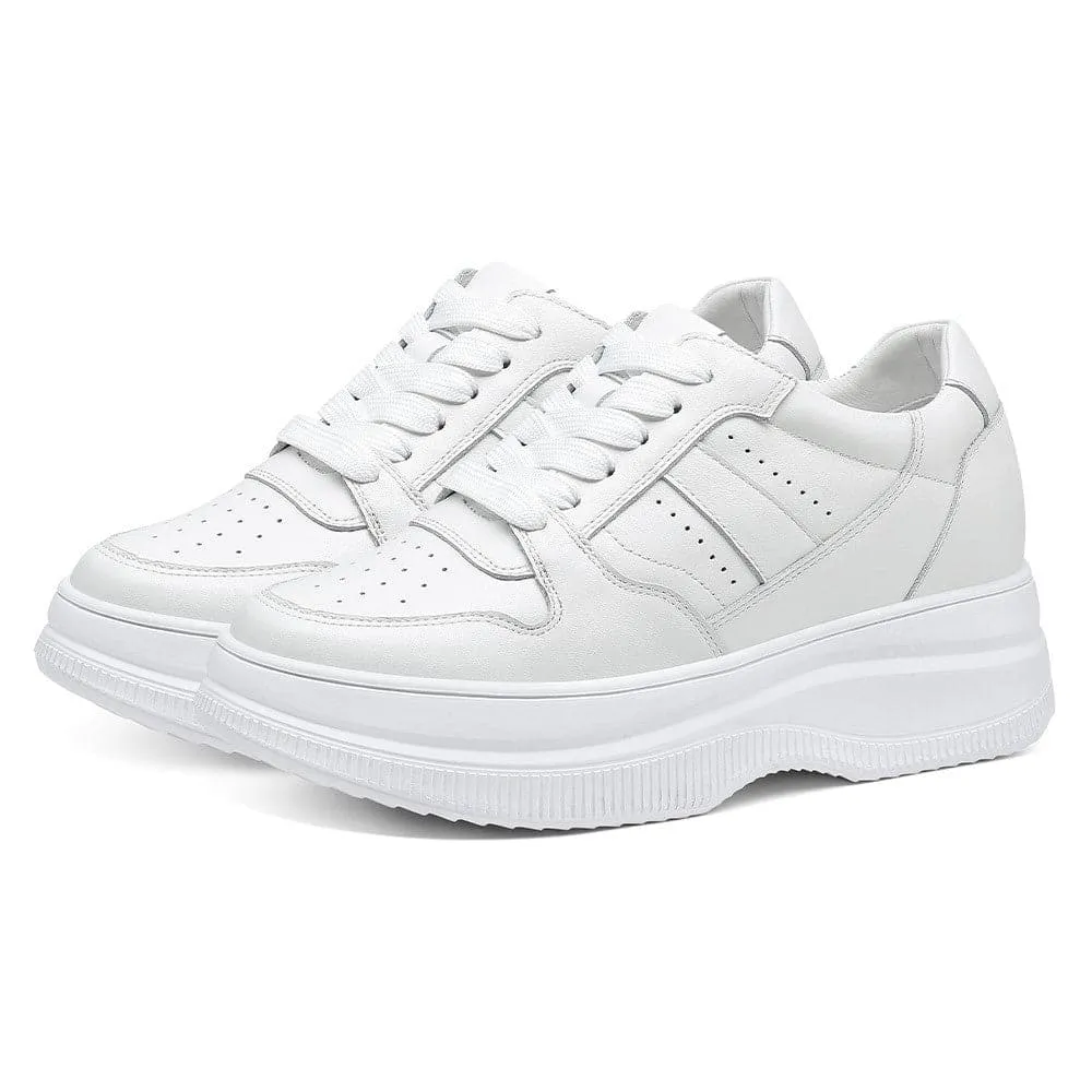 8 CM / 3.15 Inches CMR CHAMARIPA Boost Your Height and Style with  Elevator Sneakers for Women