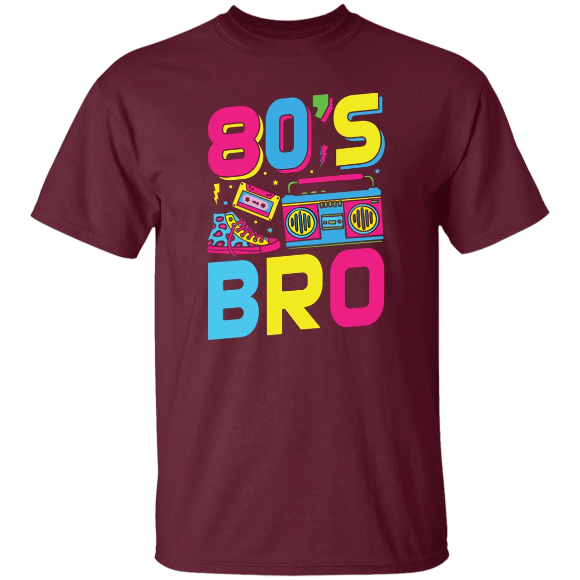 80's Bro, 80s Style, Disco Style, Cassette, Sneakers Unisex T-Shirt