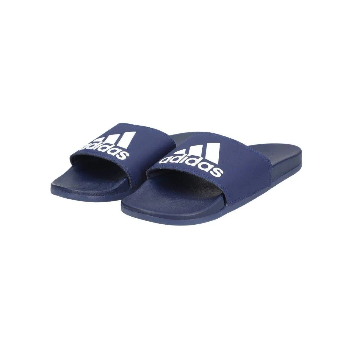 Adidas Adilette Comfort Sliders Leather Blue Colour For Men