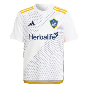 adidas Kids LA Galaxy 2024/25 Home Jersey White/Blue