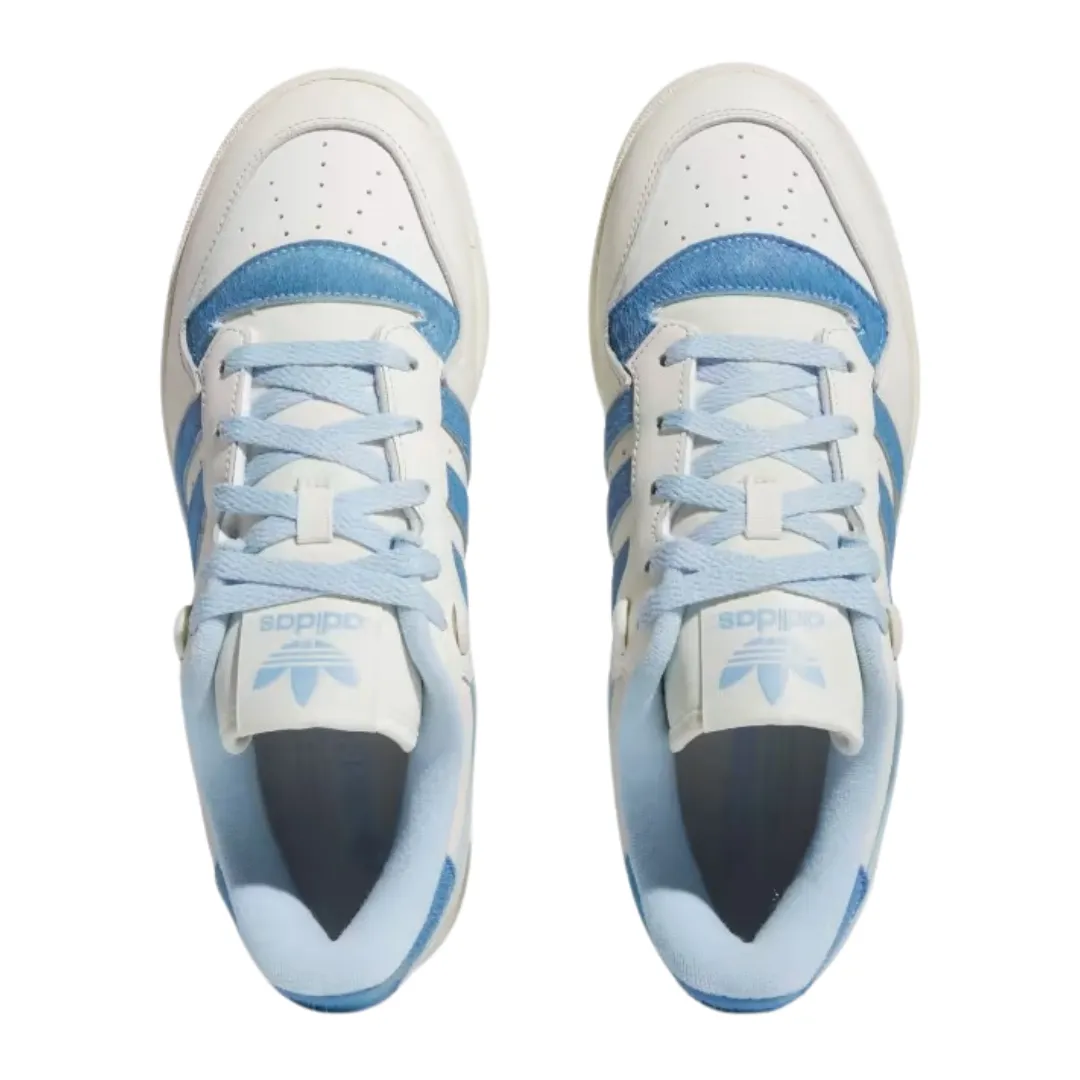 Adidas - Men's Rivalry Low 86 'Off White Clear Sky Pony-Hair' - Off White / Clear Sky / Orbit Grey