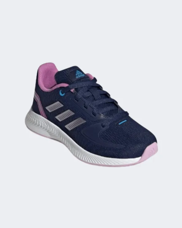 Adidas Runfalcon 2.0 Ps-Girls Running Shoes Navy/Purple Hr1413