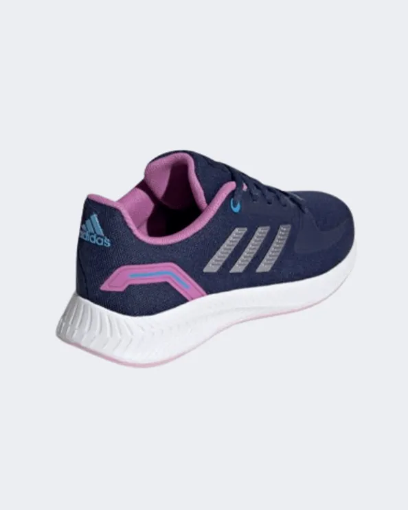 Adidas Runfalcon 2.0 Ps-Girls Running Shoes Navy/Purple Hr1413