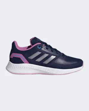 Adidas Runfalcon 2.0 Ps-Girls Running Shoes Navy/Purple Hr1413