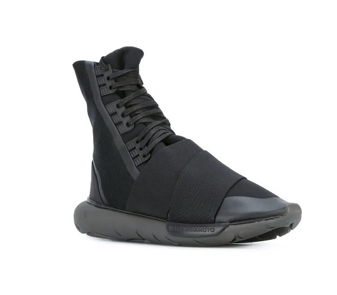 adidas Y-3 Qasa Men'S High-Top Sneaker Boot, Black, Blk