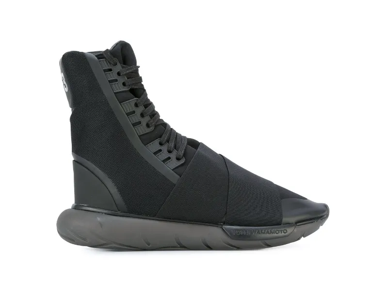 adidas Y-3 Qasa Men'S High-Top Sneaker Boot, Black, Blk