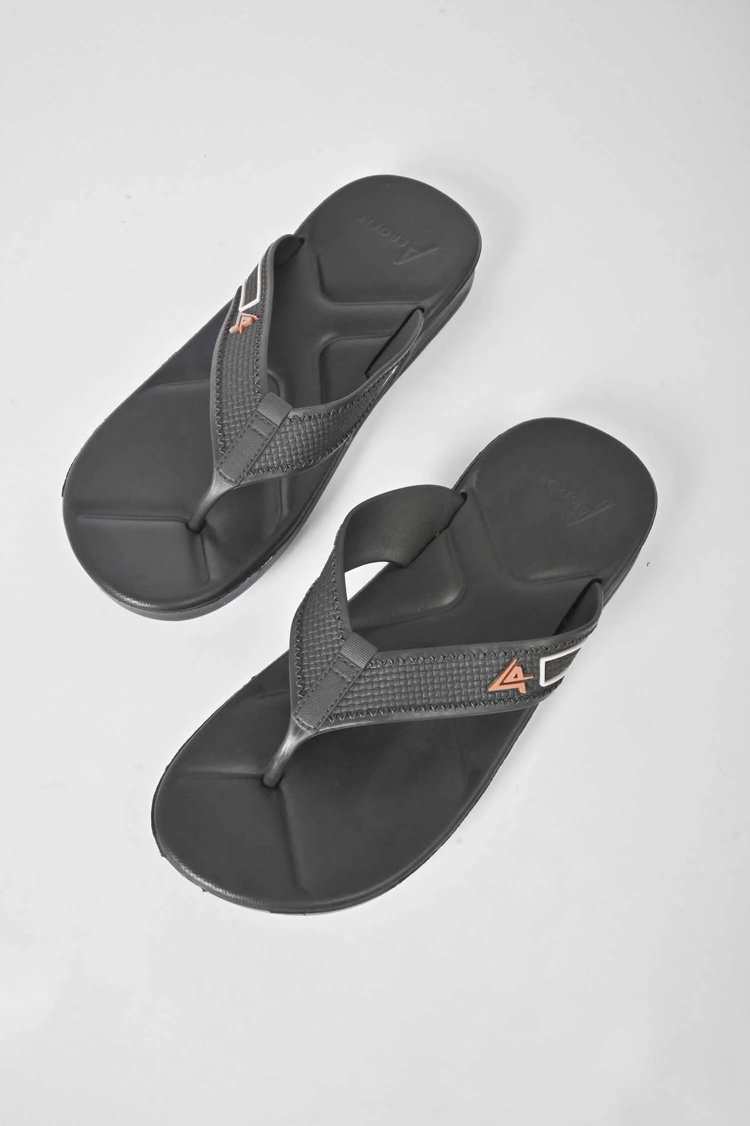 Aerofit Men's Logo Design Flip Flop Slippers