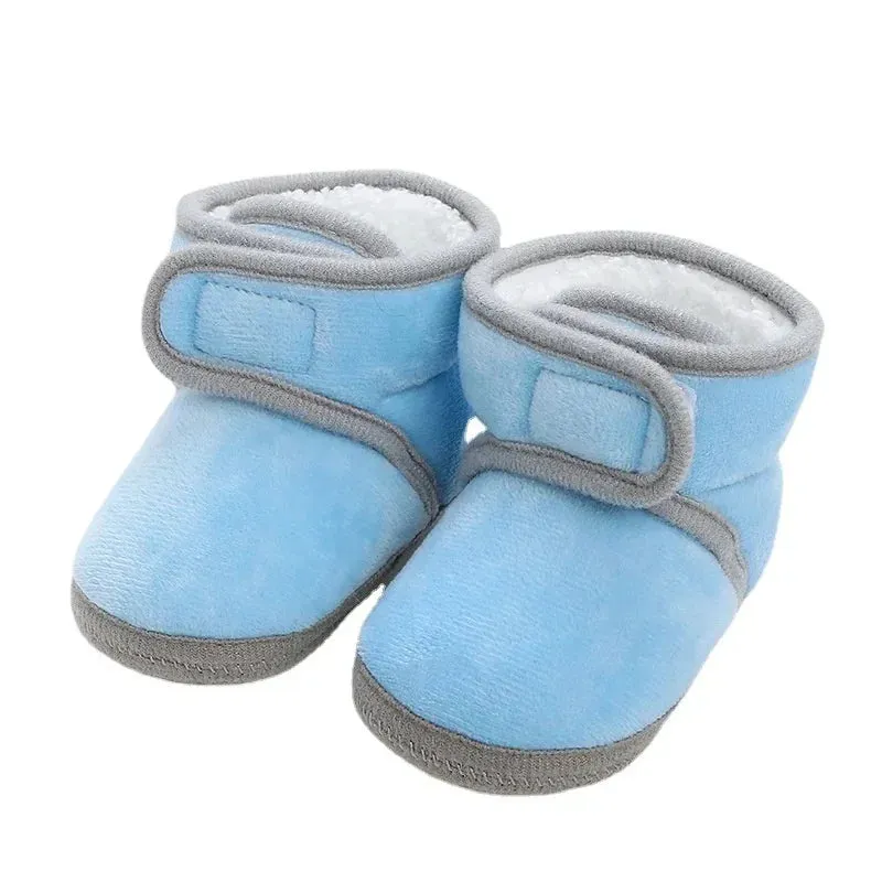 Baby Girls Soft Booties with Pompom