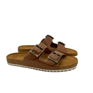 Barbour Allegra Leather Ladies Sandal - Cognac