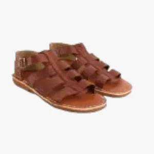 Bata Mens Open Toe Sandal Brown