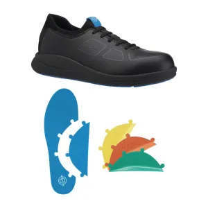 BB745-44 WearerTech Transform Safety Toe Trainer Black with Modular Insole Size 44