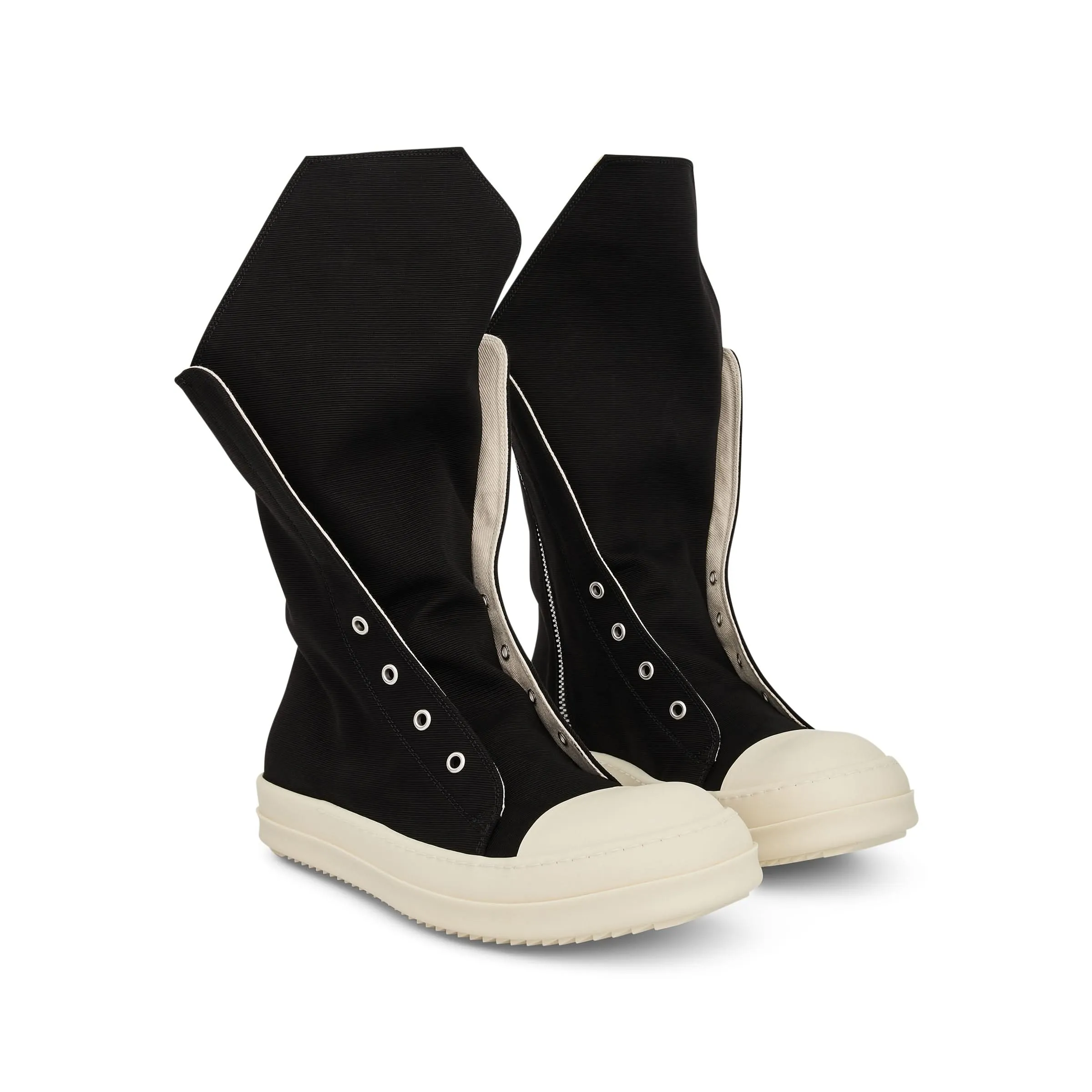 Boot Sneaker in Black/Milk