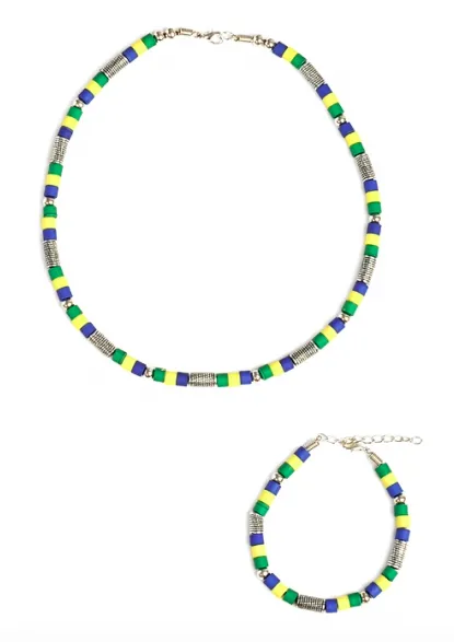 Brazil Nacklace and Bracelet Set