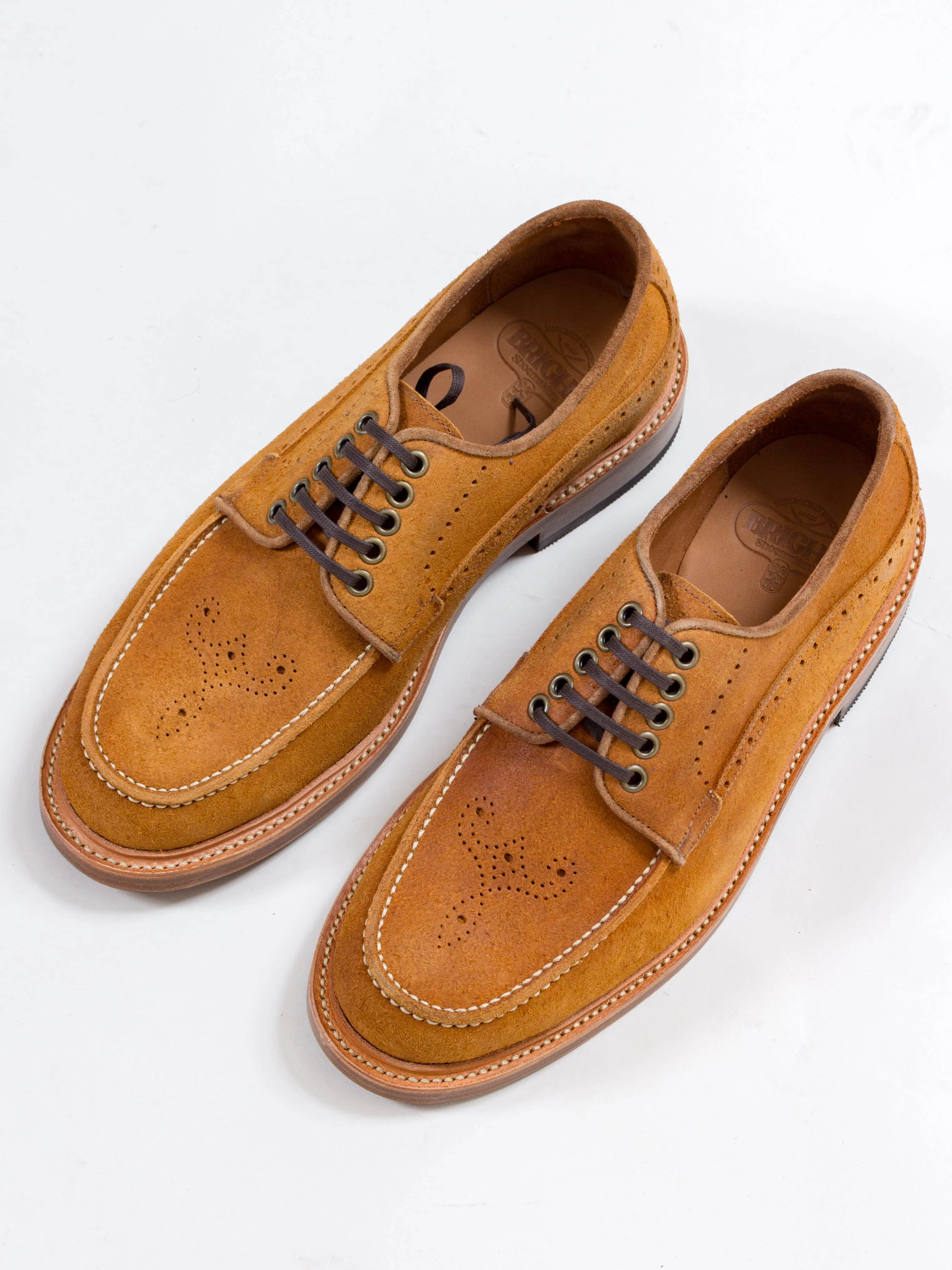 Bright Shoemakers, Moc Derby, Camel Rough-Out