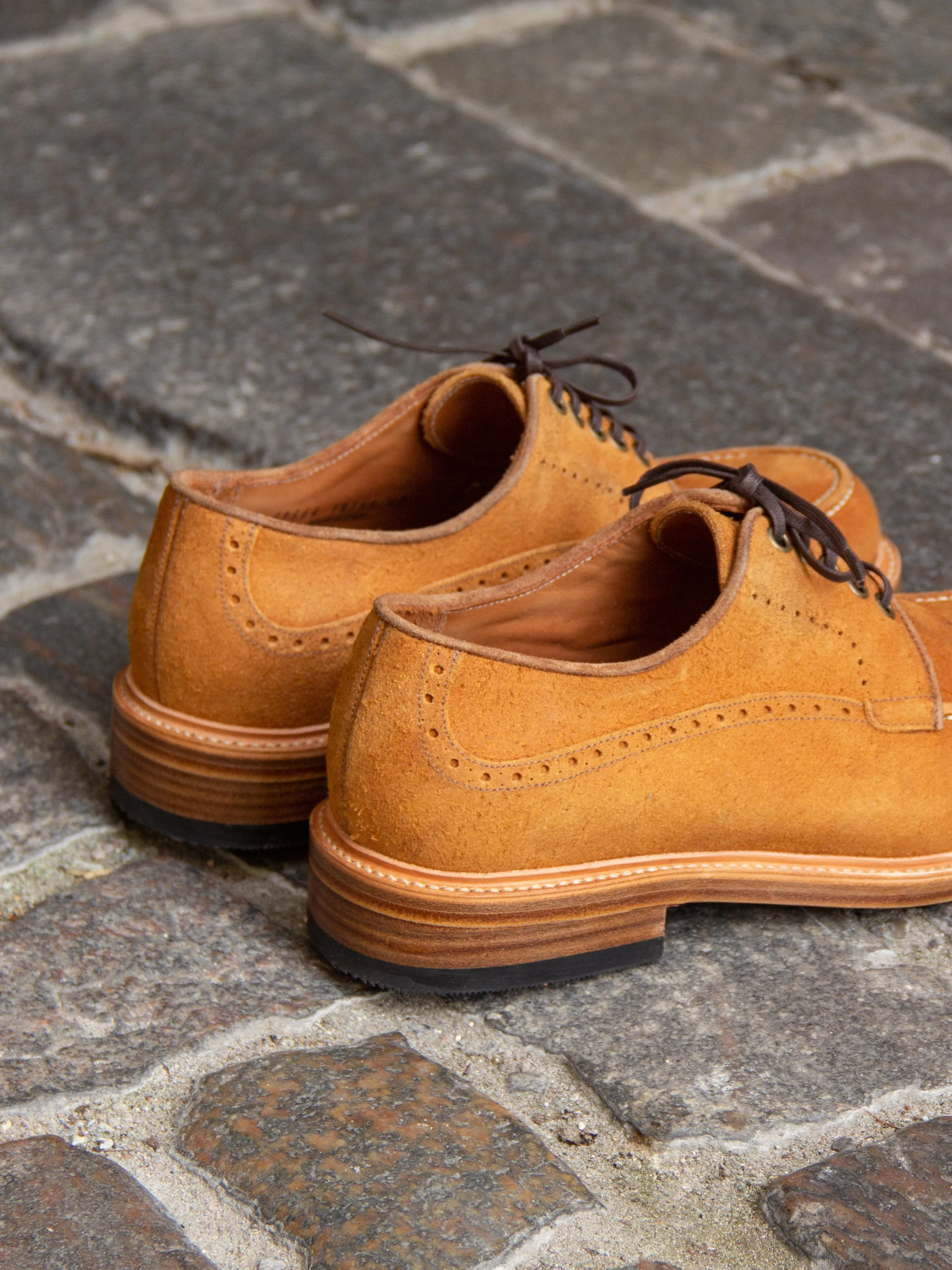 Bright Shoemakers, Moc Derby, Camel Rough-Out