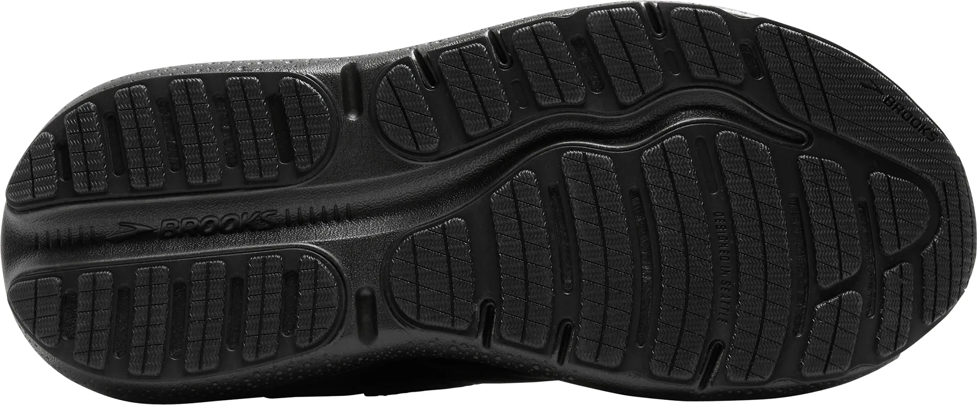 Brooks Ghost Max L Mens Walking Shoes - Black