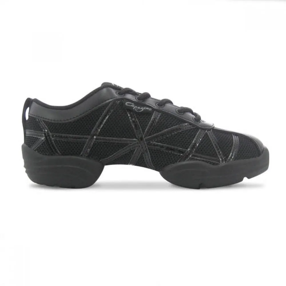 Capezio DS19 Black Web Dance Sneakers