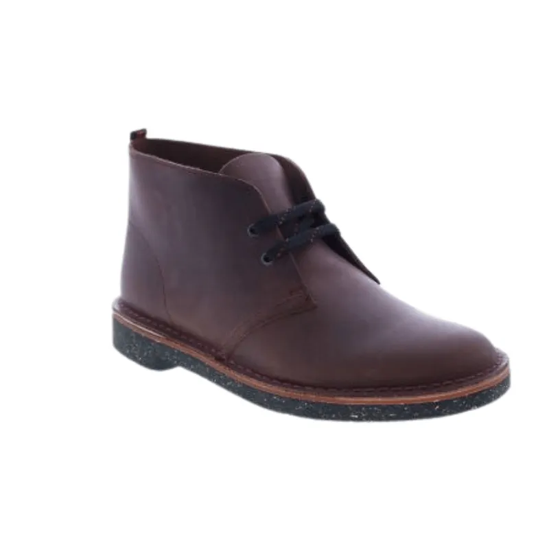 Clarks Bushacre 3 Burgundy Wide Leather Boots - Men's