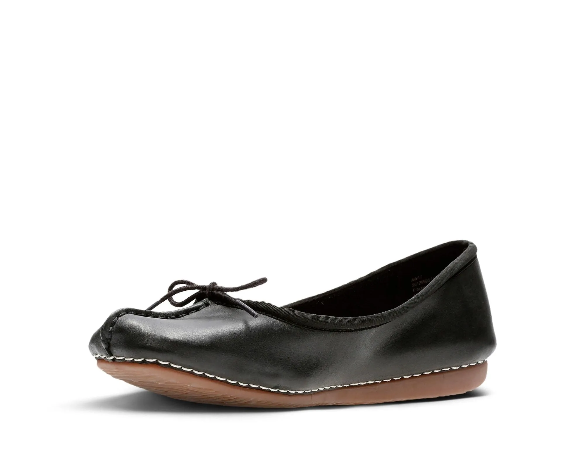 Clarks Freckle Ice Black Leather