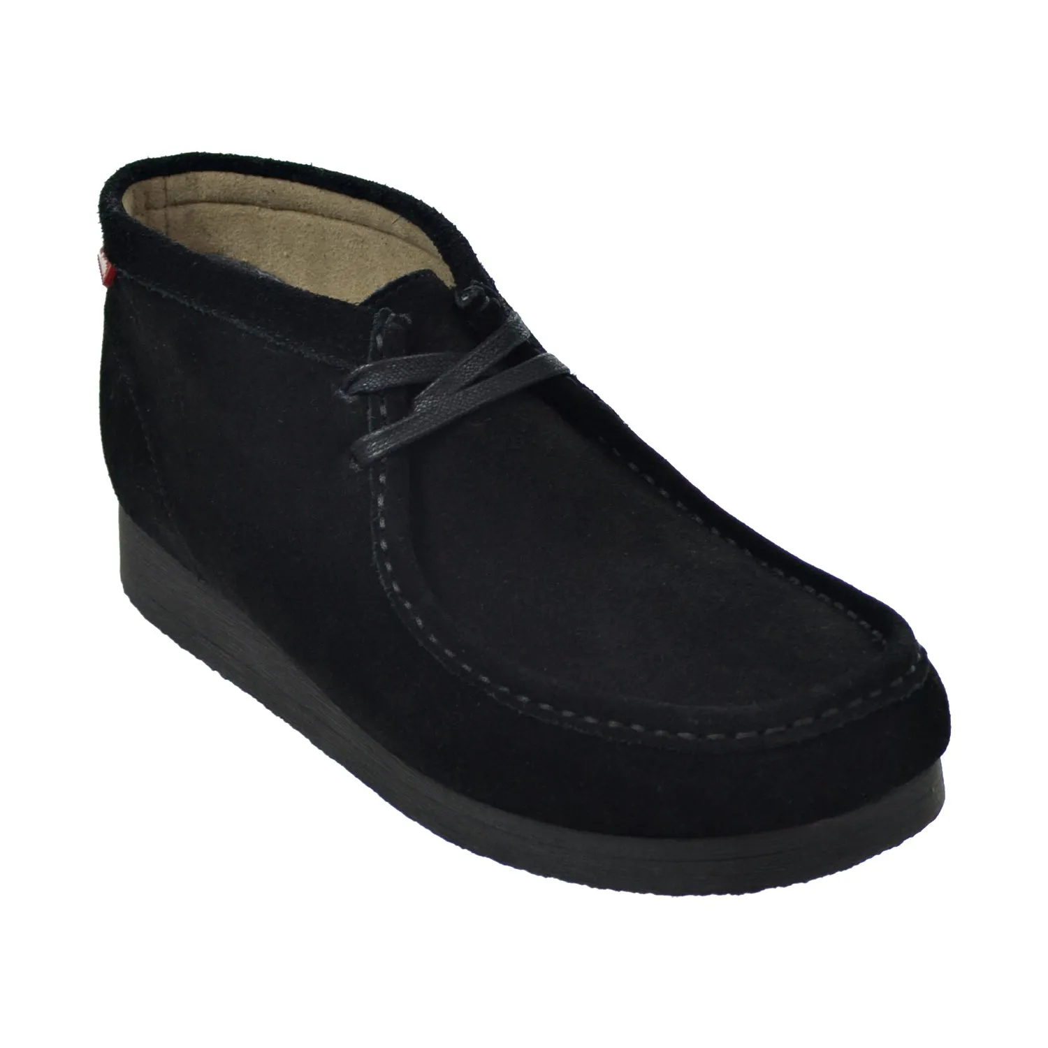 Clarks Stinson Hi Men's Shoes Black Suede