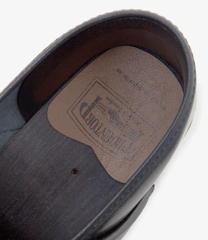 Closed Back 'Van Gogh' Clog – Black Leather