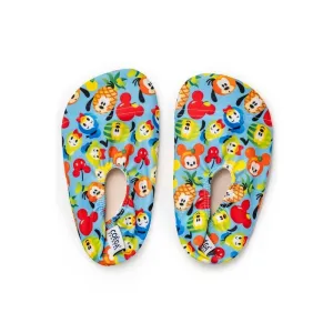 COEGA Girl's Disney Pool and Beach Shoes - Blue Fruity Mickey