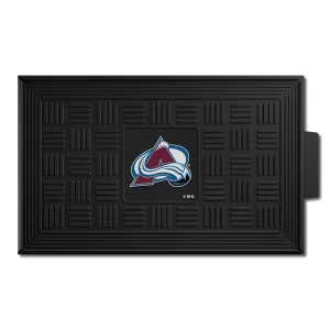 Colorado Avalanche Heavy Duty Vinyl Medallion Door Mat - 19.5in. x 31in.