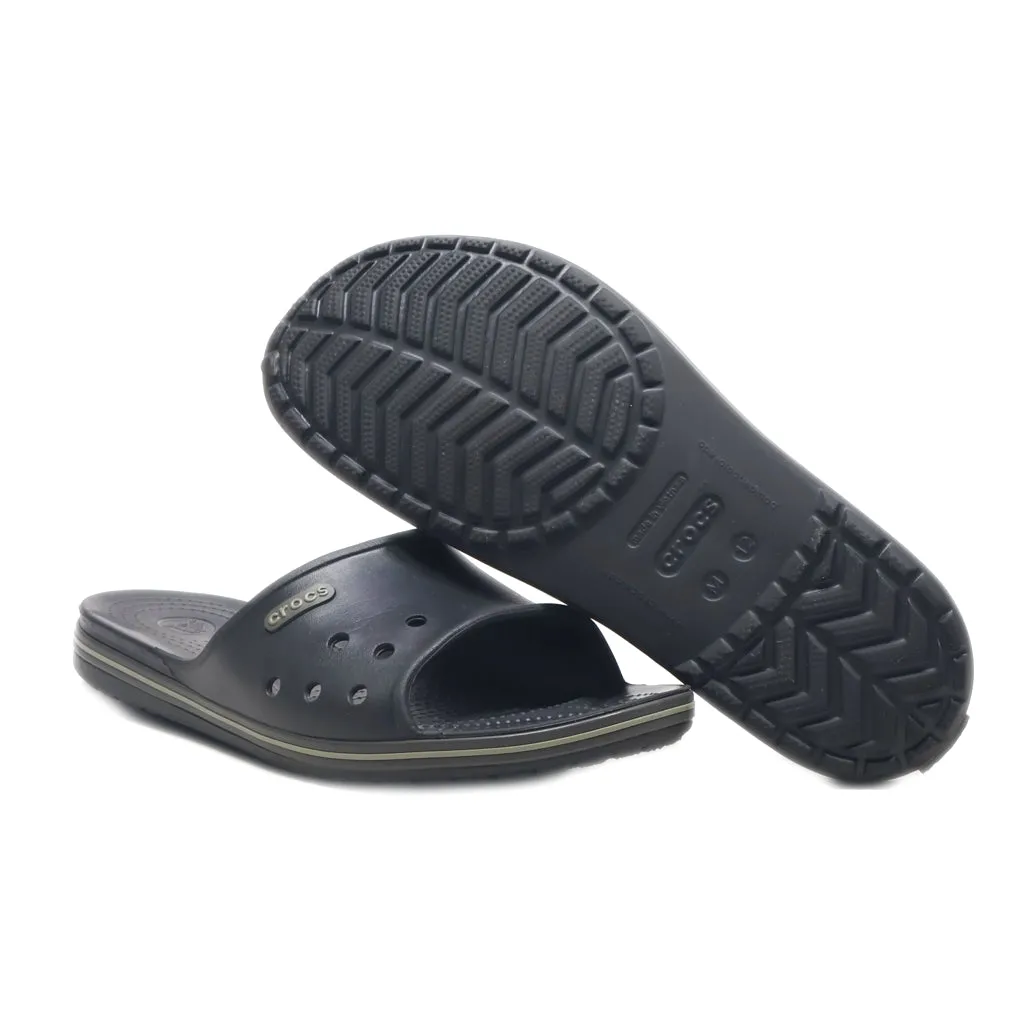 Crocs Crocband Ii Sliders Rubber Black Colour For Men