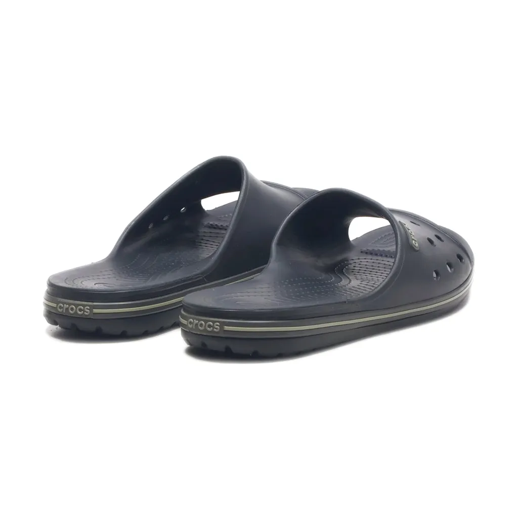 Crocs Crocband Ii Sliders Rubber Black Colour For Men