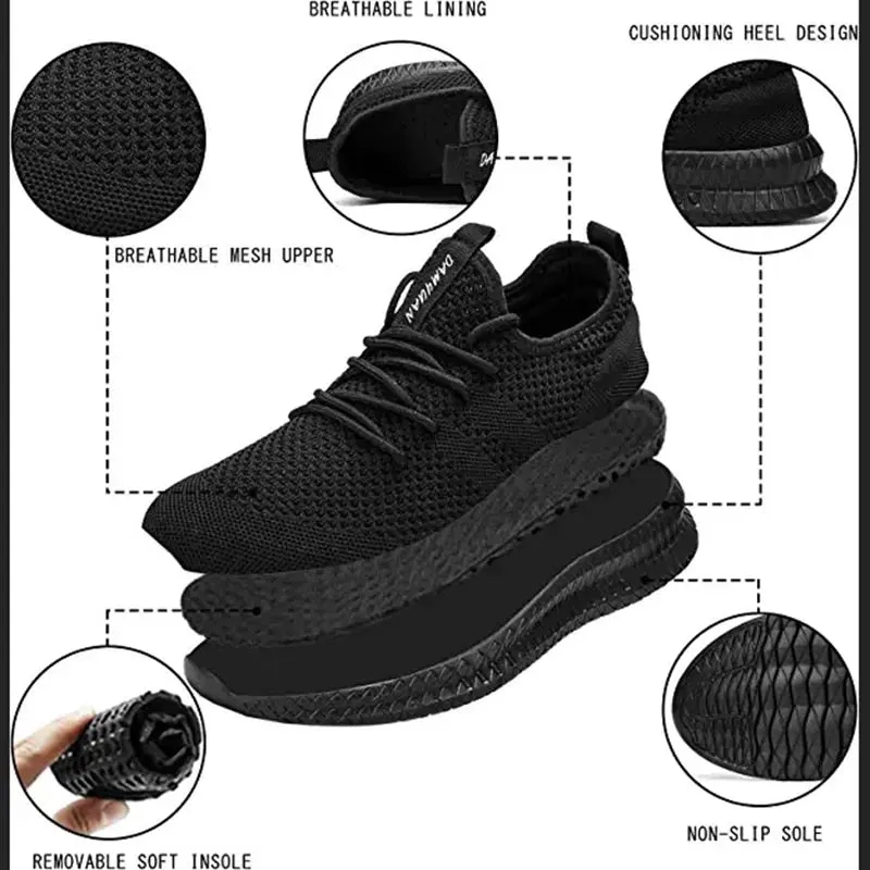 Cuzcare Men Women Orthopedic Shoes High Impact Sport Supportive Breathable Moisture Wicking Anti Slip