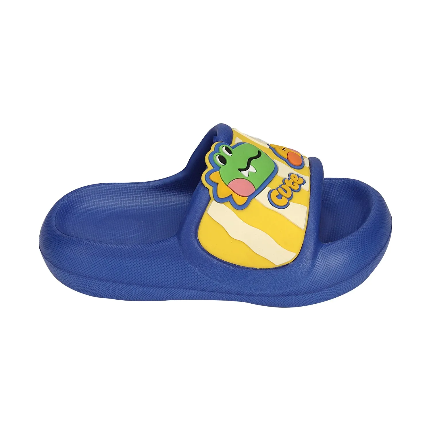 Dino & Cartoon Detailed Applique Slider - Blue