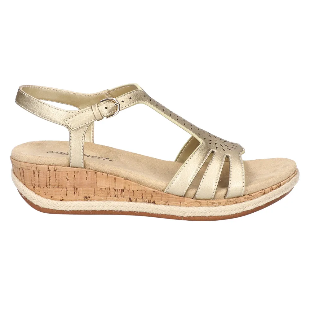 Dorinda Metallic Espadrille Sandals