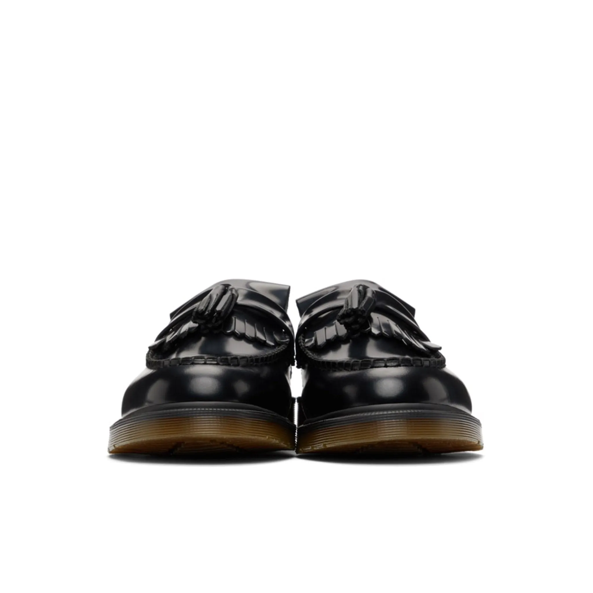 Dr. Martens Adrian Smooth Leather Tassel Loafers (Black Polished Smooth)