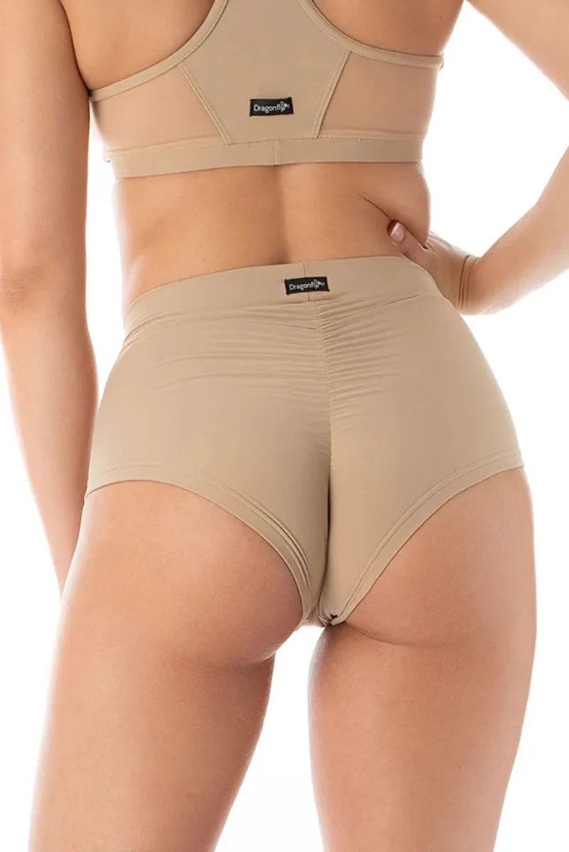 Dragonfly Monica Mesh Shorts - Sand