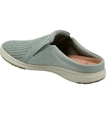 Earth Women's Emilia Slip On Mules- Dust Green Nubuck