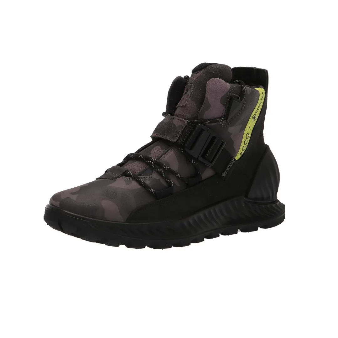 ECCO Mens Exostrike Gore-tex Waterproof Buckle Hiking Boot