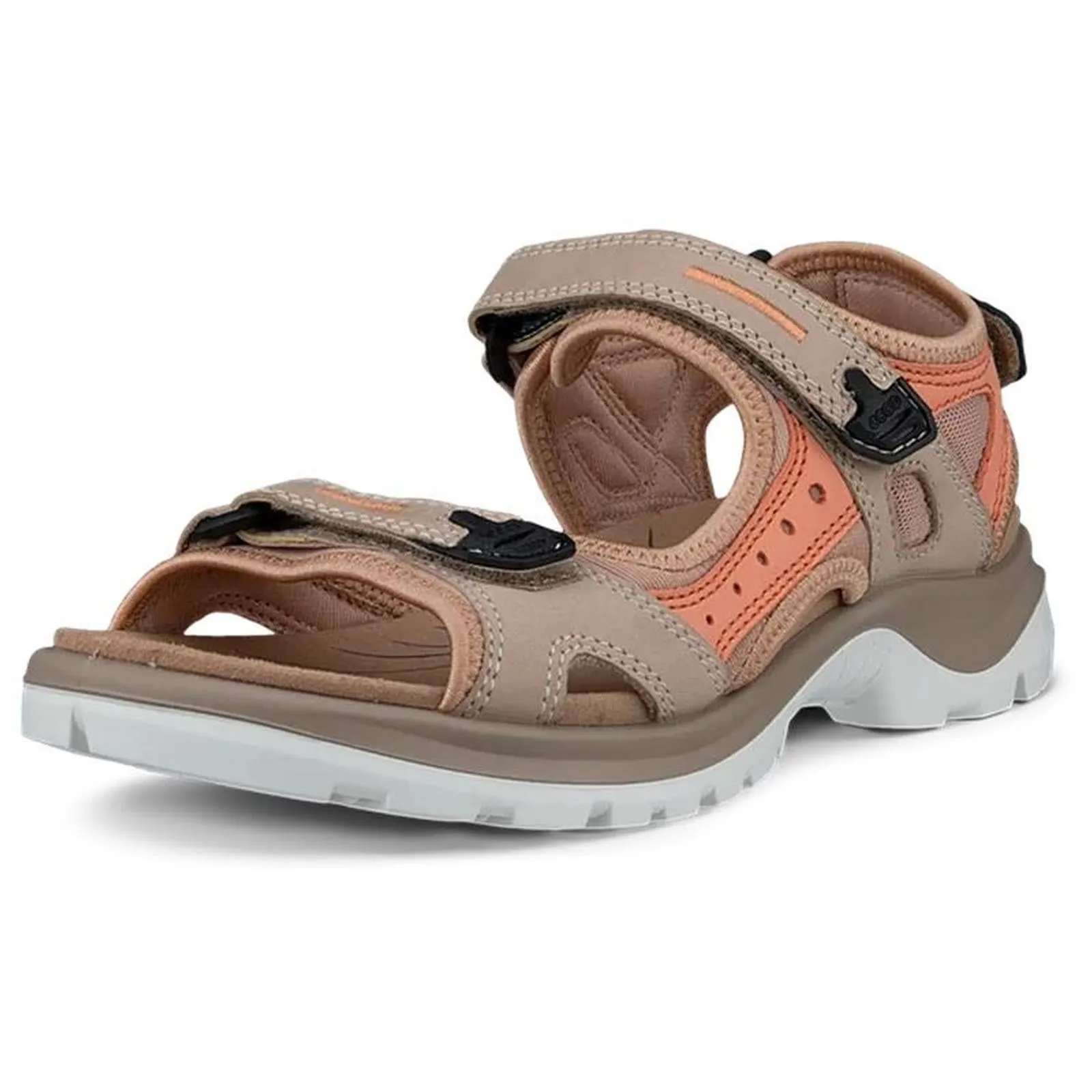 ECCO Womens Offroad Nubuck Outdoor Walking Sandals