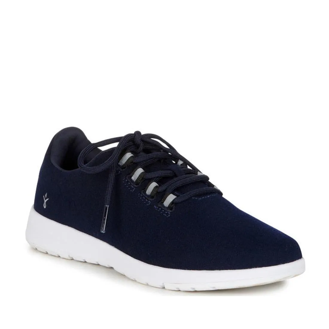 Emu Barkly Navy Wool Fabric Sneakers Lace Up