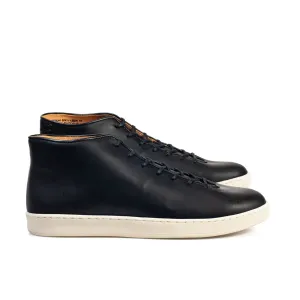 Everdon Wholecut Mid - Black Veg Tan Calf