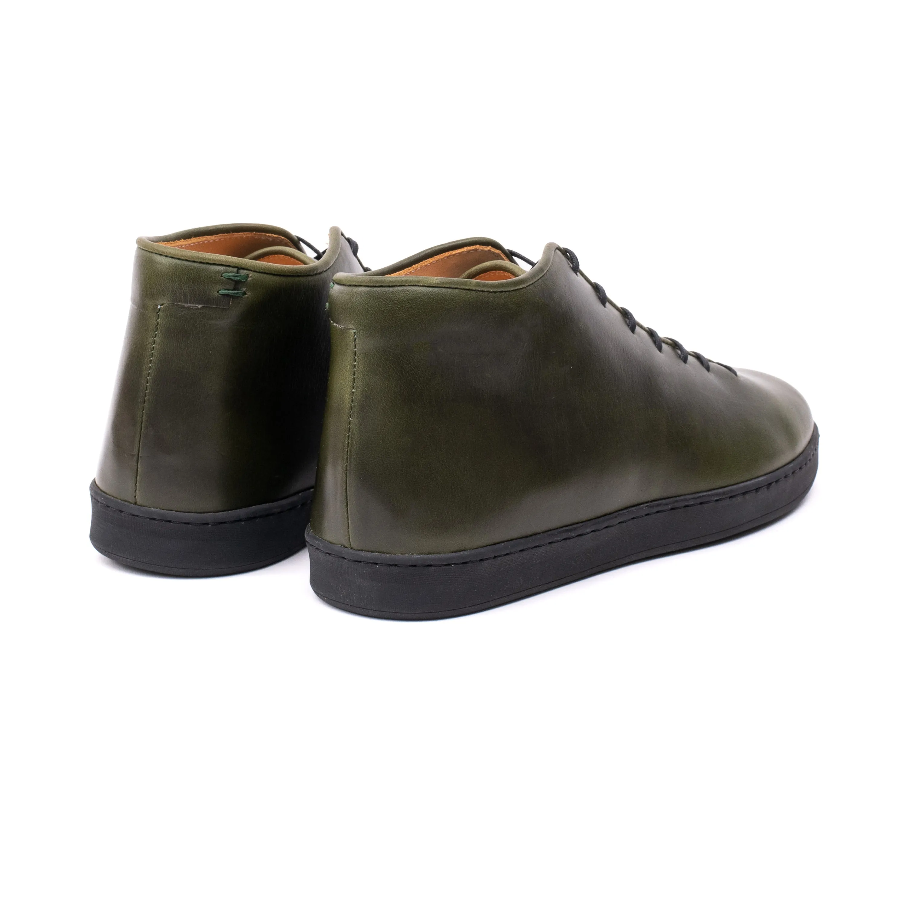 Everdon Wholecut Mid - Horween Forest Green Chromexcel