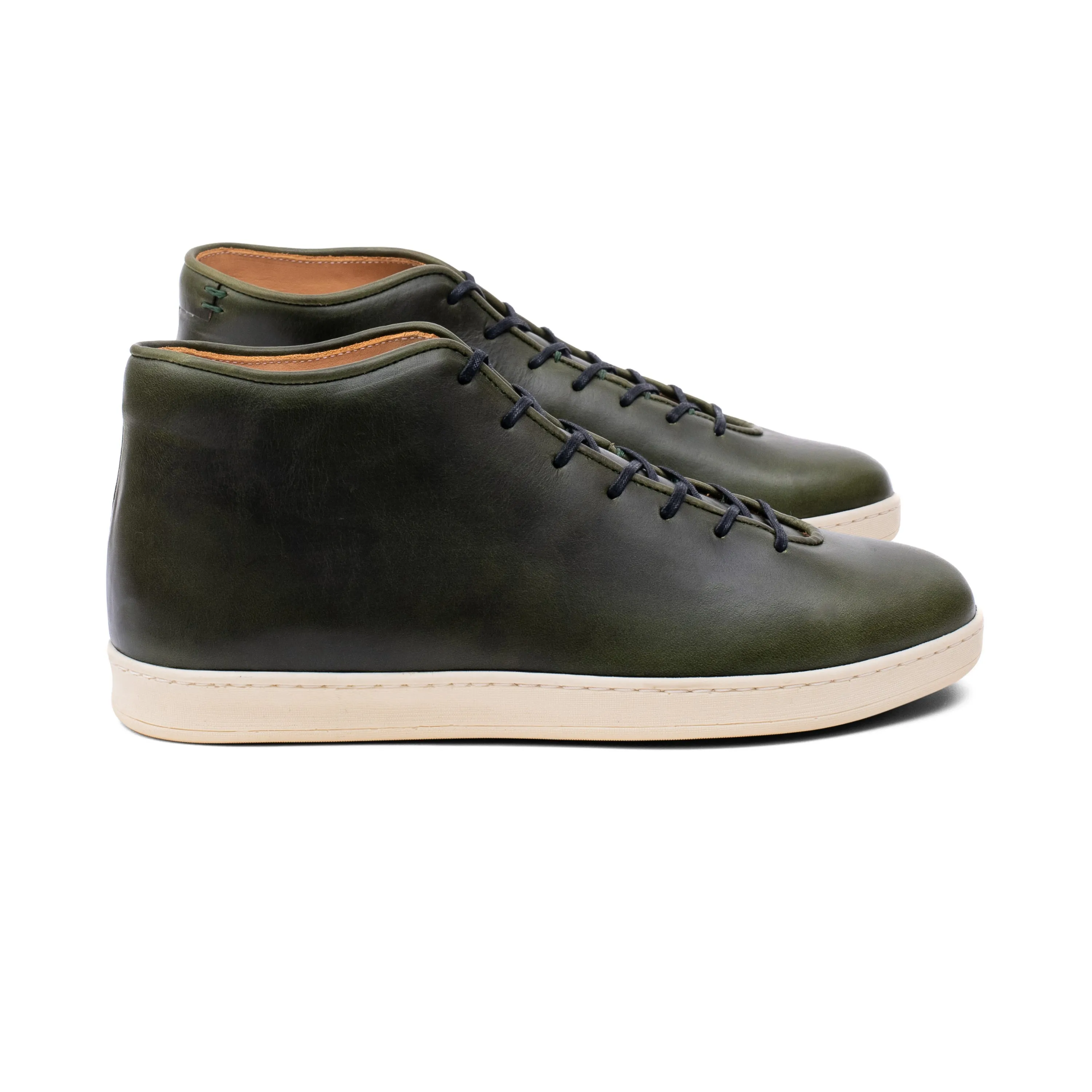 Everdon Wholecut Mid - Horween Forest Green Chromexcel