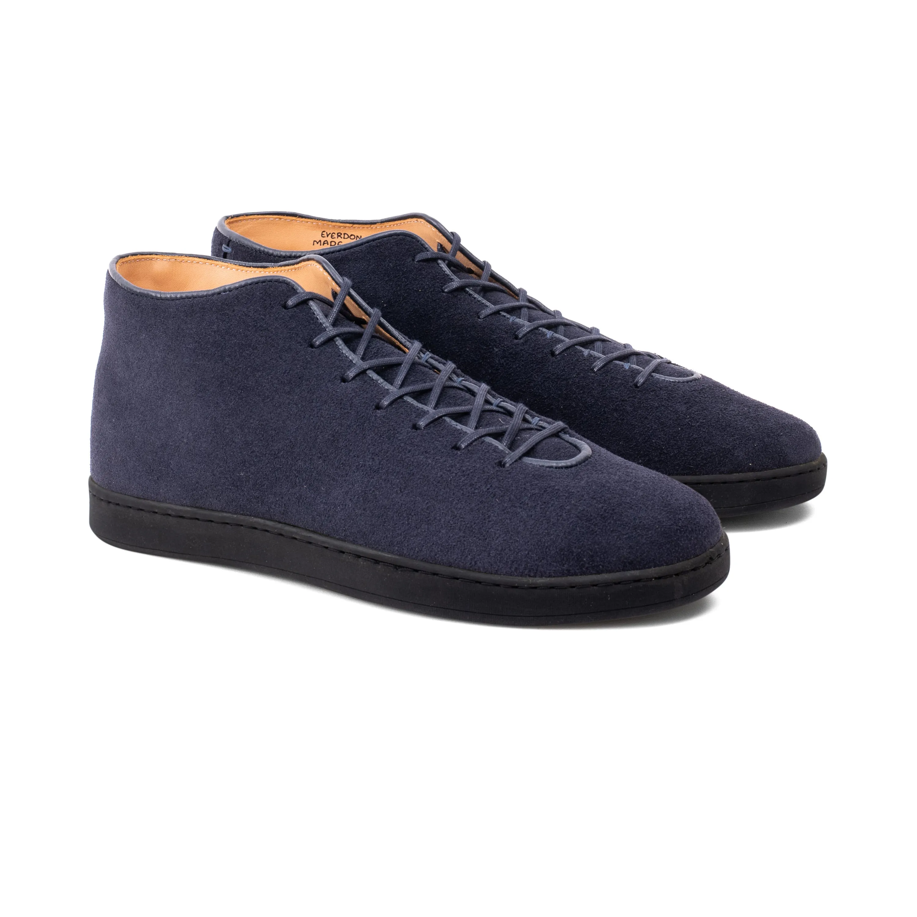 Everdon Wholecut Mid - Navy Scottish Deer Suede