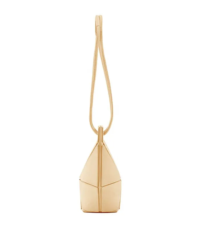 Facet Mini Slim Designer Bag Apricot