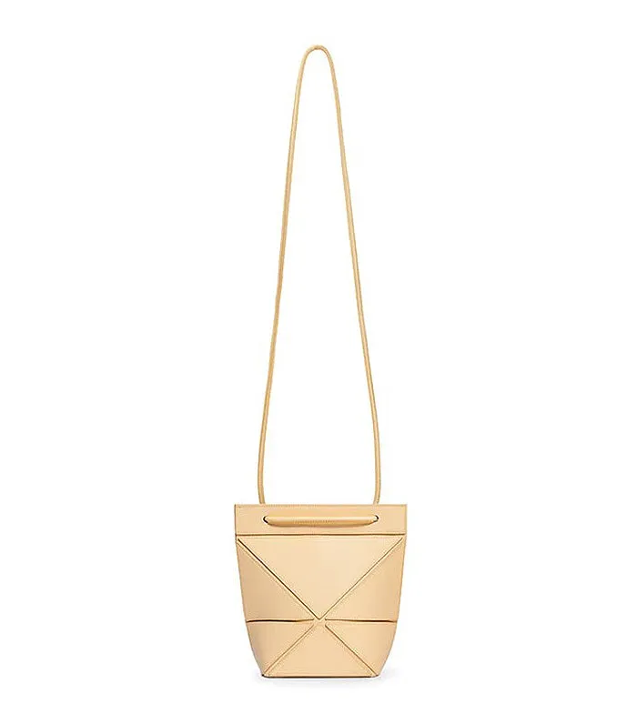 Facet Mini Slim Designer Bag Apricot