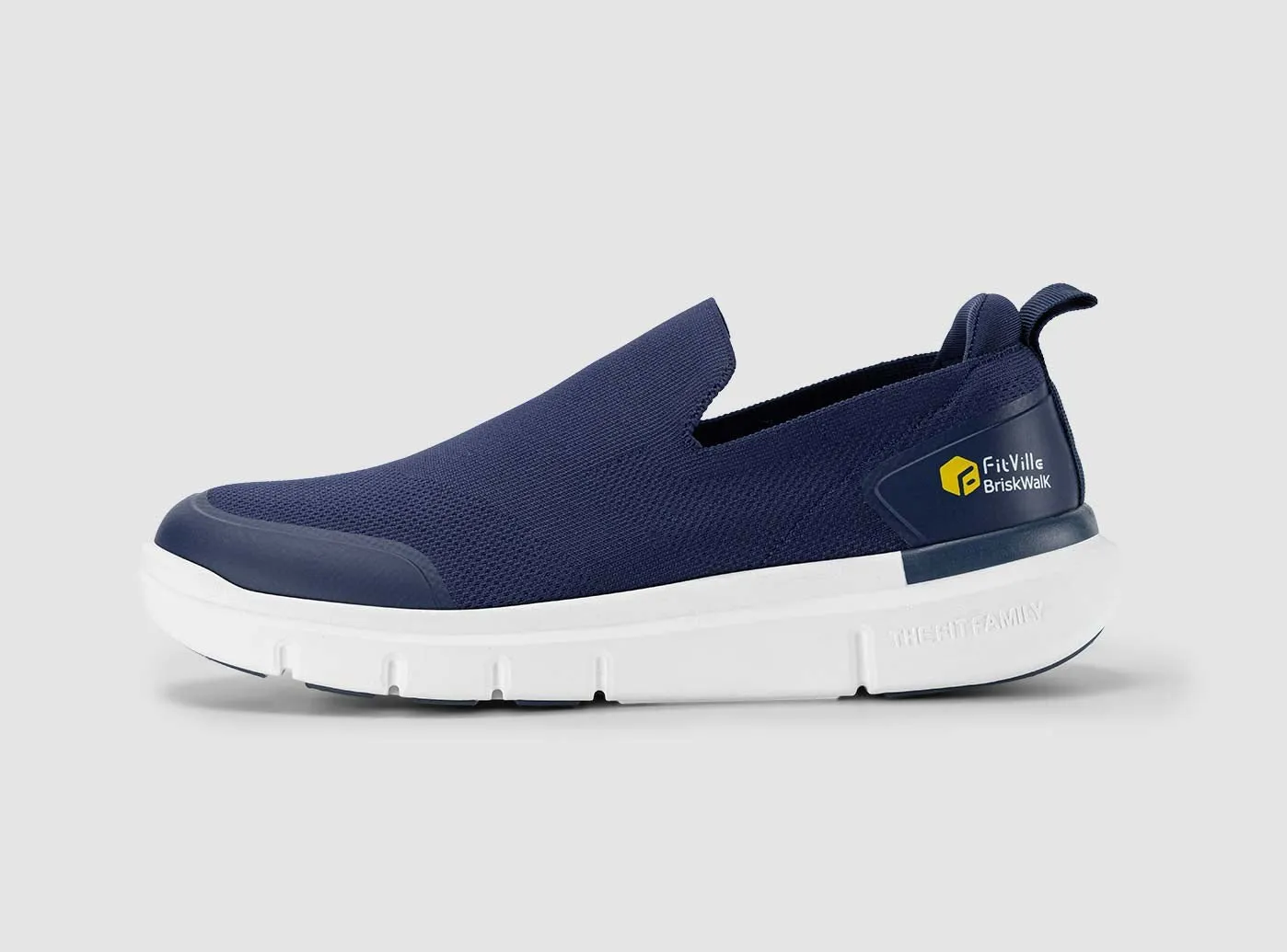 FitVille Men's BriskWalk Recovery Slip-On V1