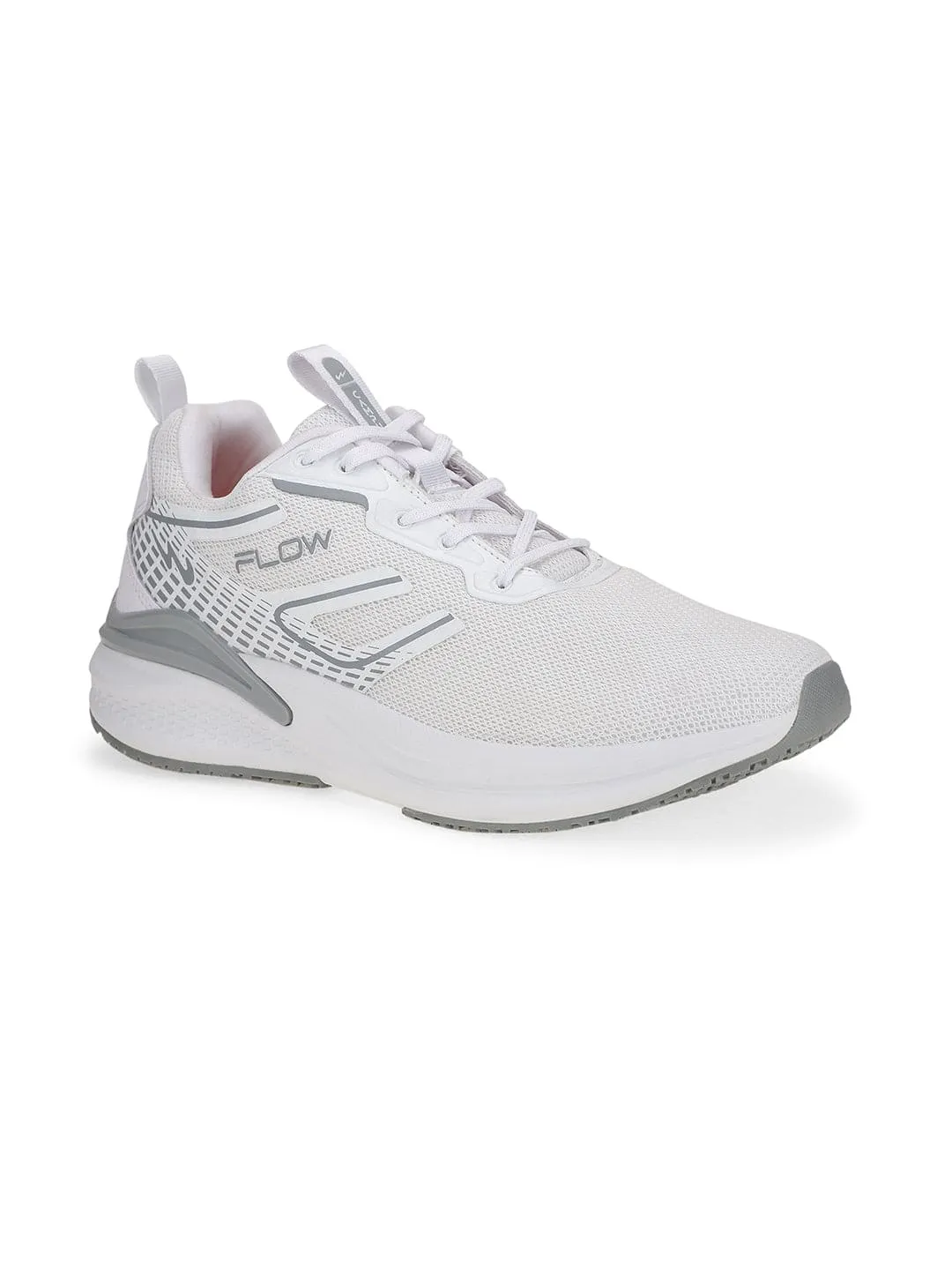 FLOW PRO White Men's Sports Shoes