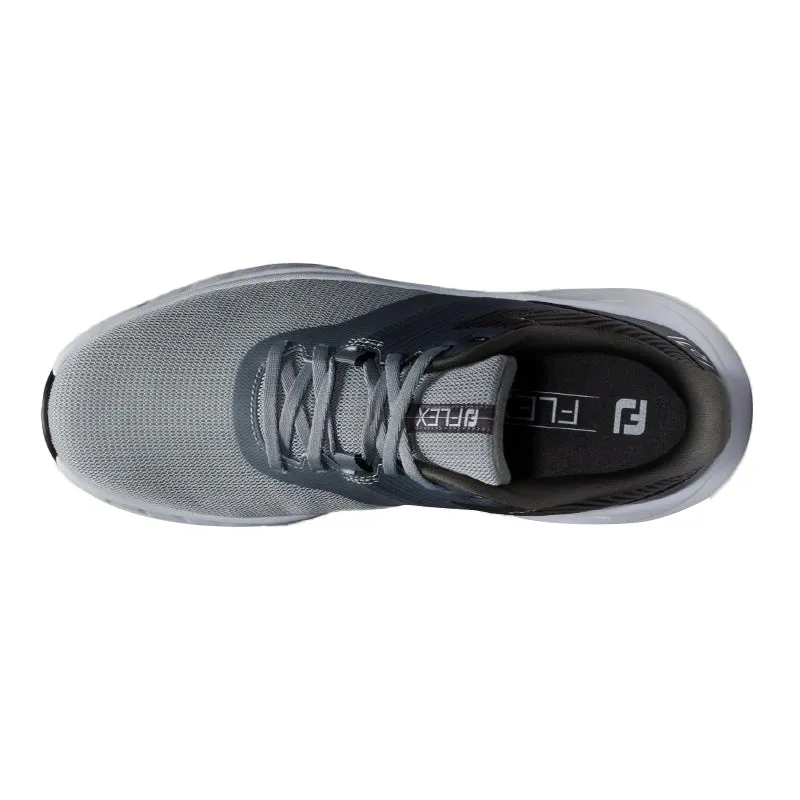 FOOTJOY Flex Lace Men's Spikeless Shoes (Grey/Cha/White)