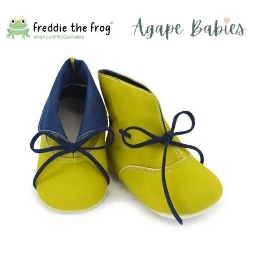 Freddie The Frog Pre Walker Shoes - Wasabi Moccs