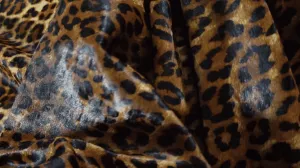 Hair-On Leopard Print Cowhide